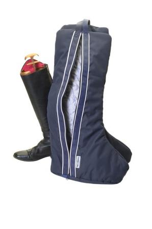 Quilted Lined Boot Bag NAVY