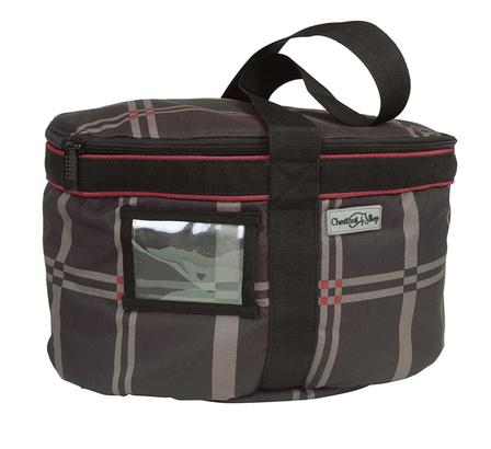 Quilted Lined Helmet Bag RIVERTON_PLAID