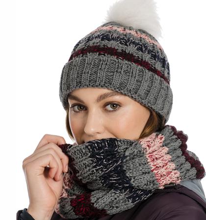 Knitted Hat & Snood