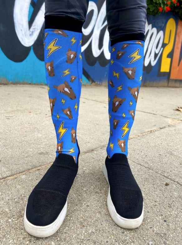 When Lightning Strikes Boot Socks