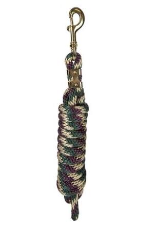 10' Poly Tri-Colored Lead Rope
