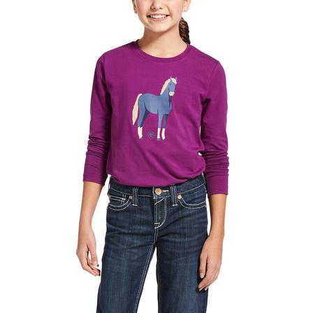 Kids Chenille Horse T-Shirt