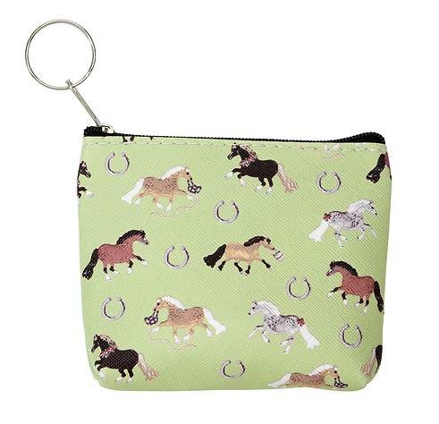 Puff Pony Key Chain Coin Purse