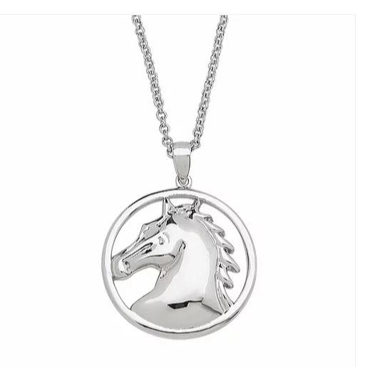 Round Horse Head Necklace