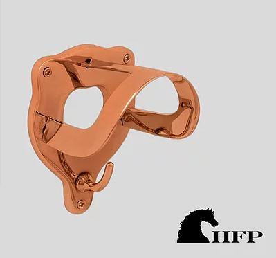 Brass Bridle Bracket - Rose Gold