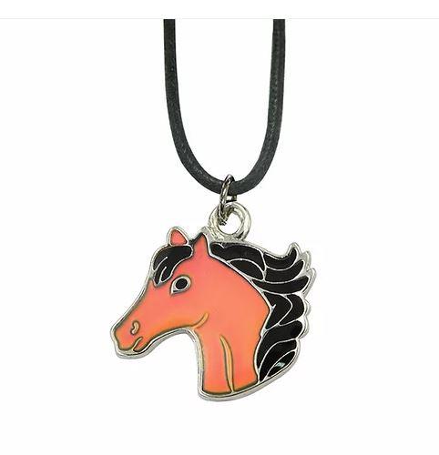 Horse Head Mood Necklace