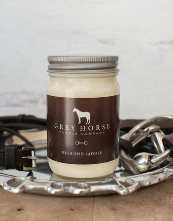 High End Saddle Candle - 12 Oz
