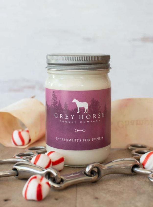 Peppermints For Ponies Candle - 12 Oz