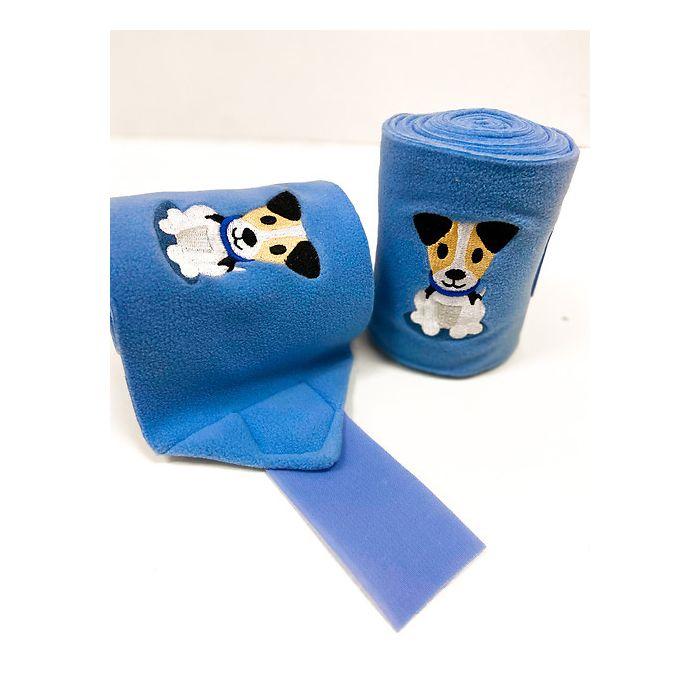  Embroidered Puppy Polo Wraps