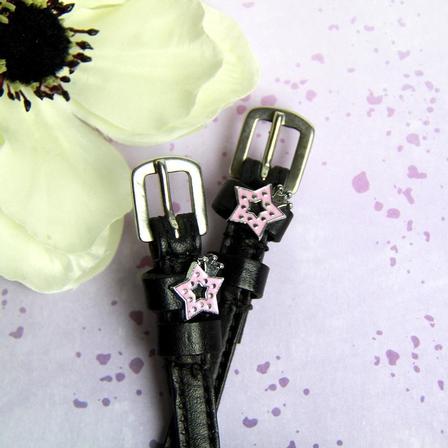 Pink Star with Crown Spur Straps