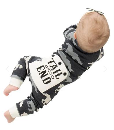 Tail End Infant Horse Flapjack Onesie