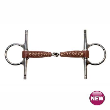 Leather Full Cheek Pinchless Snaffle Bit