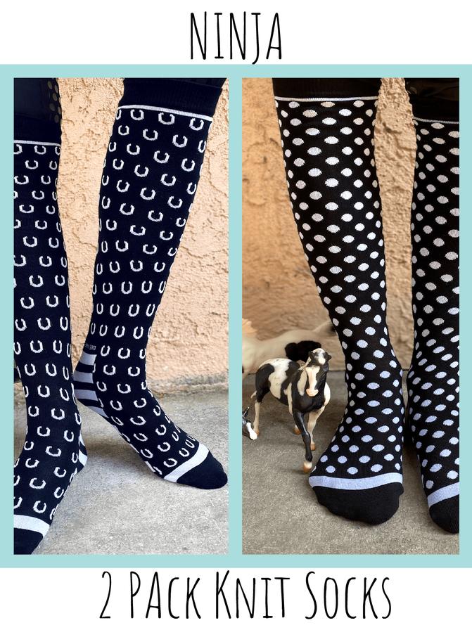 Ninja Knit Socks - 2 Pack