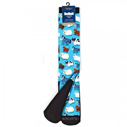 Child's FootZees™ Boot Sock FARM_ANIMALS