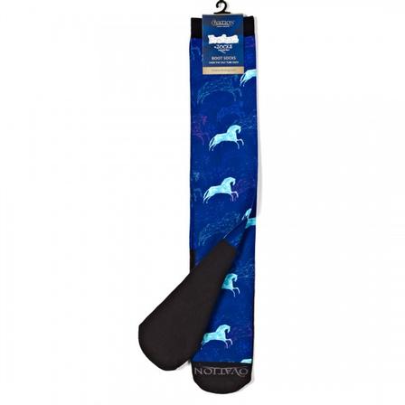 Child's FootZees™ Boot Sock SKY_HORSES