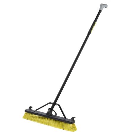 Power grip multi surface pushbroom
