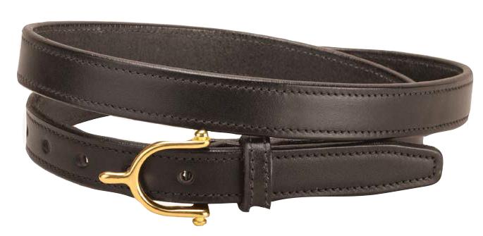 Stitched Belt With Equestrian Inspired Spur Buckle