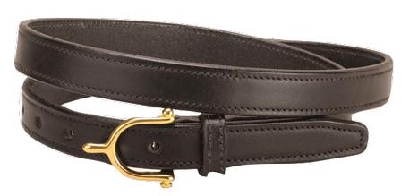 Stitched Belt With Equestrian Inspired Spur Buckle