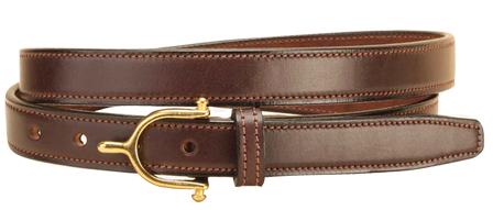 Stitched Belt with Spur Buckle