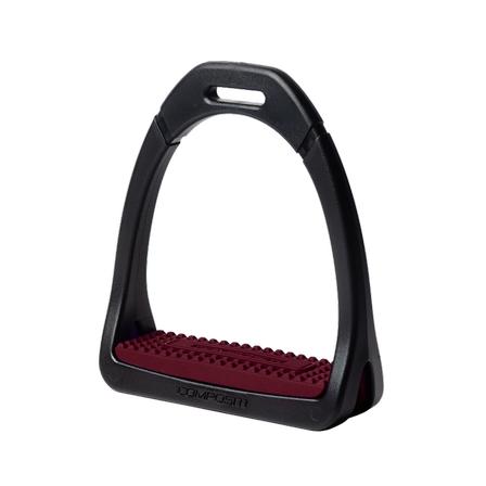 Premium Stirrup Irons BURGUNDY