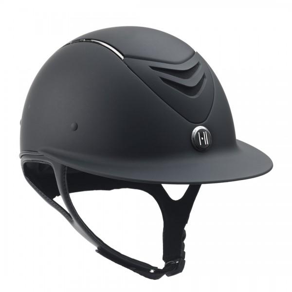 Defender AVANCE Wide Brim Chrome Stripe Helmet