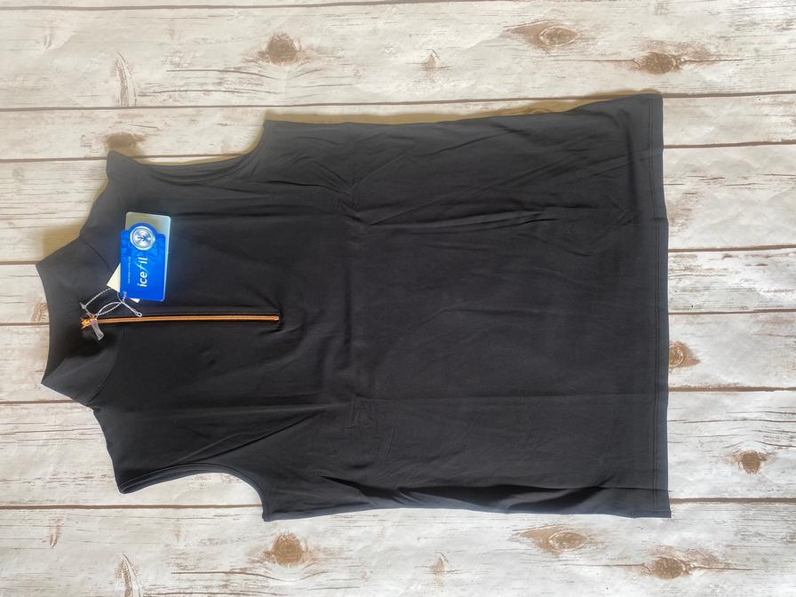Sleeveless Icefil Zip Top