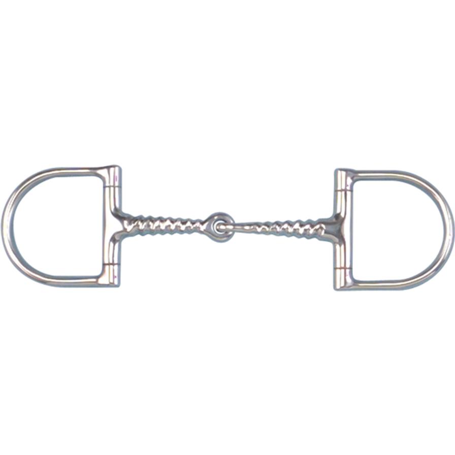 Pony Stainless Steel Corkscrew Snaffle Dee - 2 1/2
