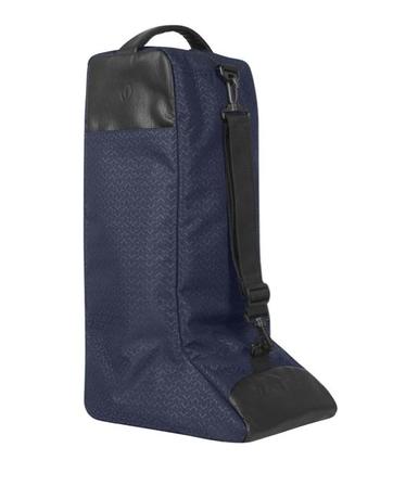 Equestrian Boot Bag NAVY_CHEVRON_BITS