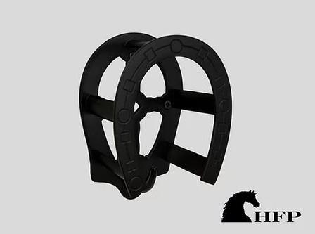 Brass Horseshoe Bridle Bracket- Black