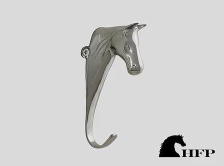 Brass Horsehead Hook - Chrome