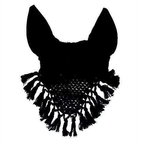 Horse Fly Bonnet With Tassels - Pony