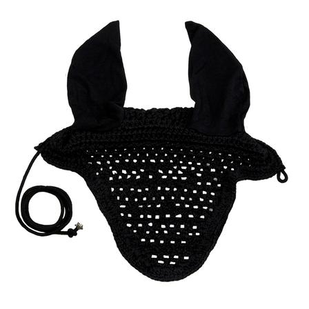 Horse Fare Handmade Crochet Fly Net - Pony BLACK