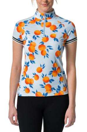 Sunshine Citrus Oranges cap sleeve