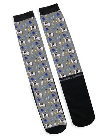 Blue Ribbon Boot Socks