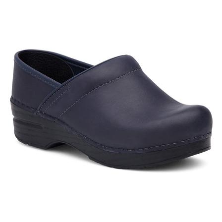 Professional Clog in Oiled Leather BLUEBERRY