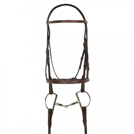 Fancy Raised Bridle with Fancy Raised Lace Reins