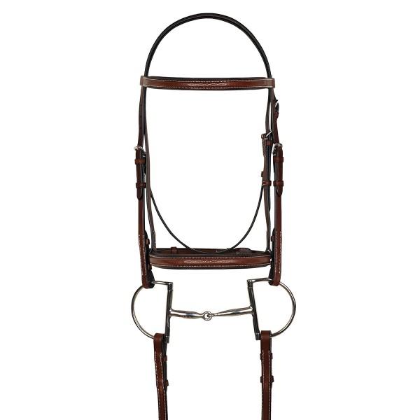  Fancy Square Raised Bridle With Fancy Raised Lace Reins