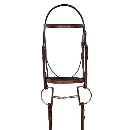 Fancy Square Raised Bridle with Fancy Raised Lace Reins