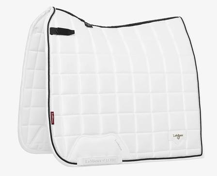 Loire Classic Dressage Square WHITE/BLACK