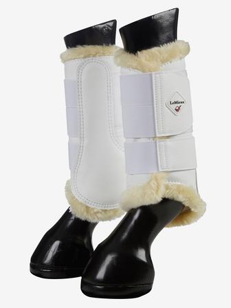Fleece Brushing Boots WHITE