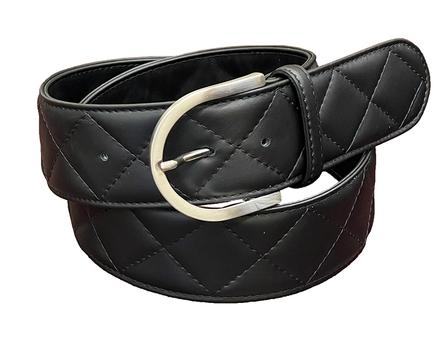 Quilted C Belt BLACK