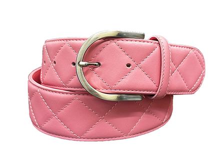 Quilted C Belt KISS/SILVER
