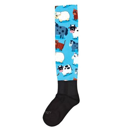 Child's PerformerZ™ Boot Sock FARM_ANIMALS