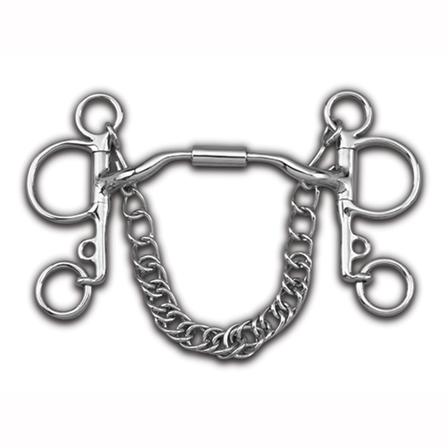 Pelham Low Port Comfort Snaffle MB 04