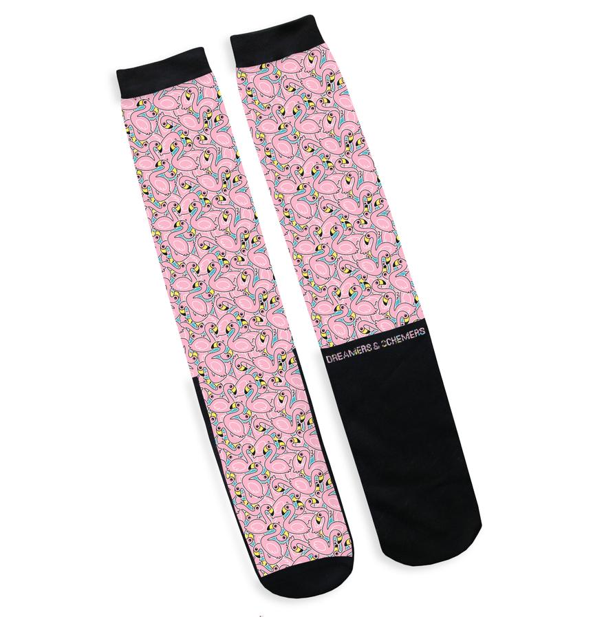 Flamingo Pair & A Spare