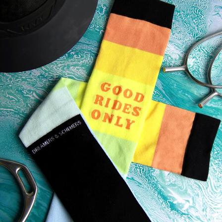 Good Rides Only Sunrise Knit Socks