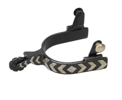 Ladies' Spur with German Silver Chevron Trim