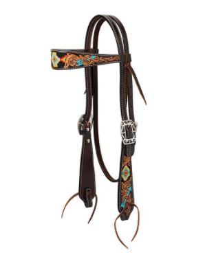 Turquoise Cross Navajo Arrow Headstall