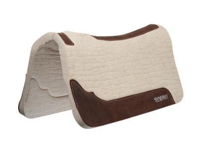 Synergy® Contoured Merino Wool Felt Performance Saddle Pad NATURAL