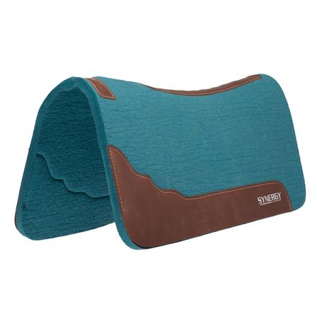 Synergy® Contoured Merino Wool Felt Performance Saddle Pad TURQUOISE